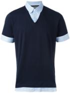 Brunello Cucinelli Layered T-shirt, Men's, Size: Xl, Blue, Cotton