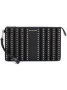 Michael Michael Kors Medium 'brooklyn' Wristlet Clutch, Women's, Black