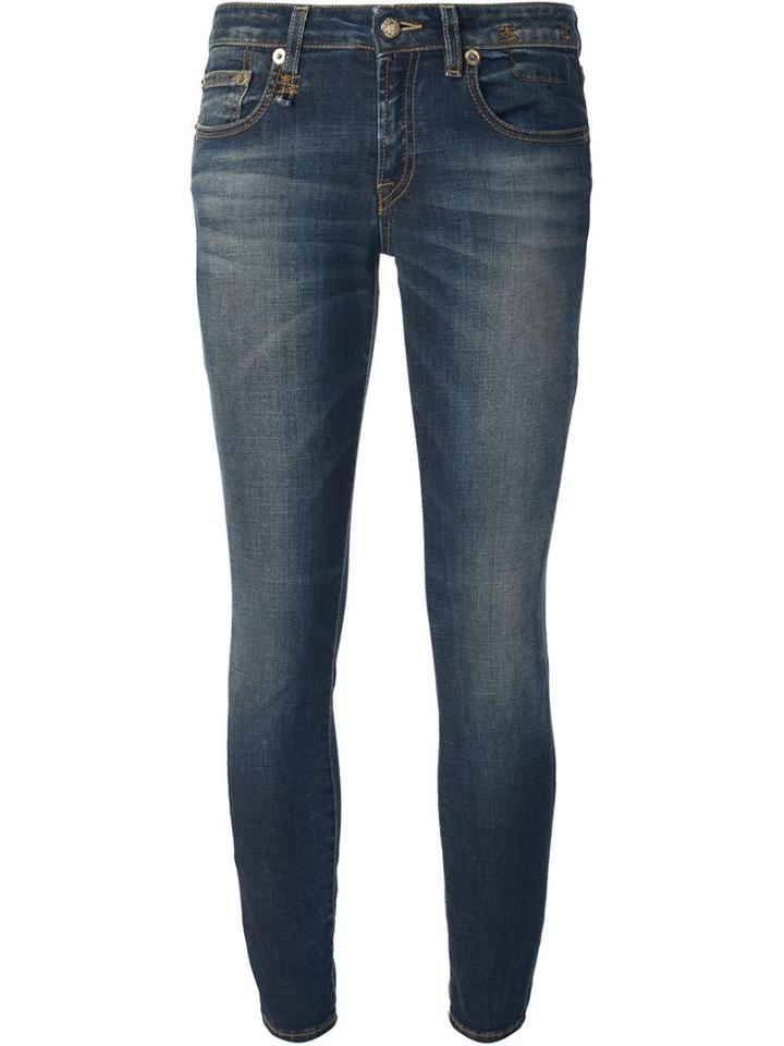 R13 'kate' Jean, Women's, Size: 26, Blue, Cotton/spandex/elastane