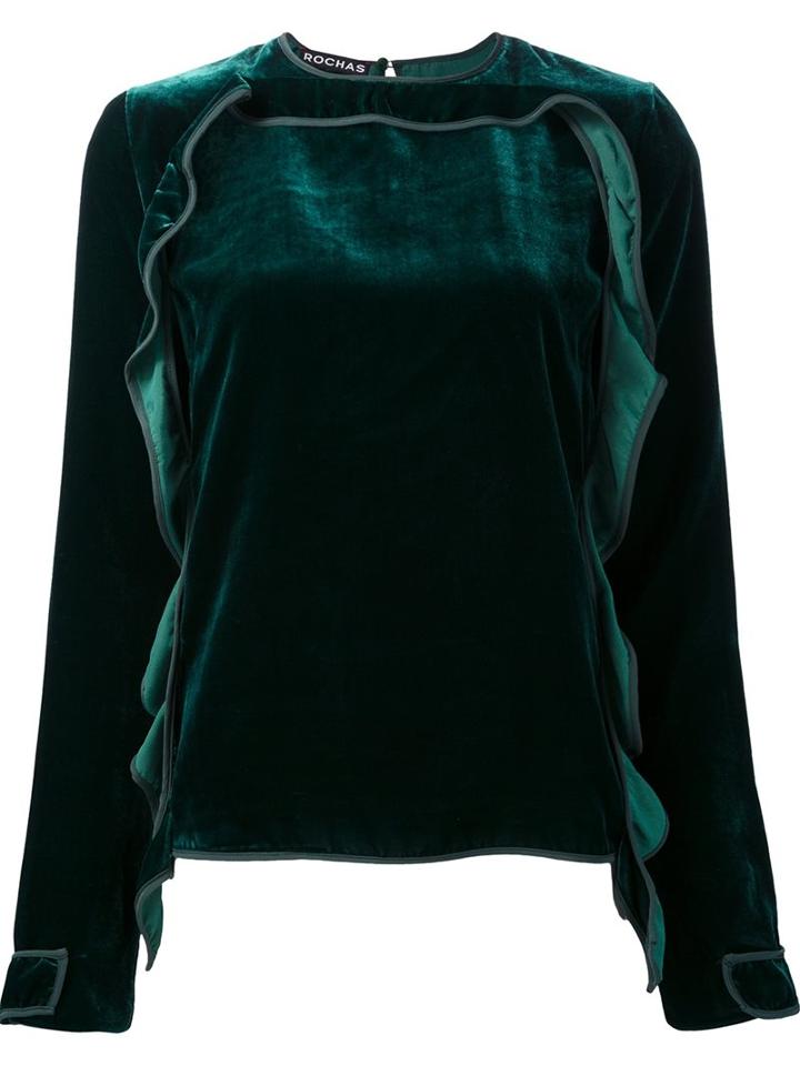Rochas Ruffle Detail Blouse