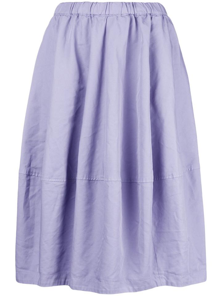 Comme Des Garçons Comme Des Garçons Flared Pleated Full Skirt - Pink &