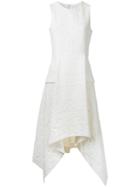 Scanlan Theodore Floral Brocade Dress, Women's, Size: 8, White, Cotton