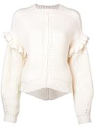 Jason Wu Structured Knit Sweater - White