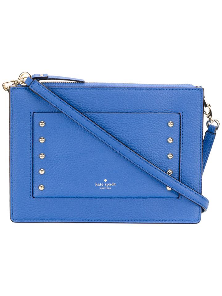 Kate Spade Studded Shoulder Bag - Blue