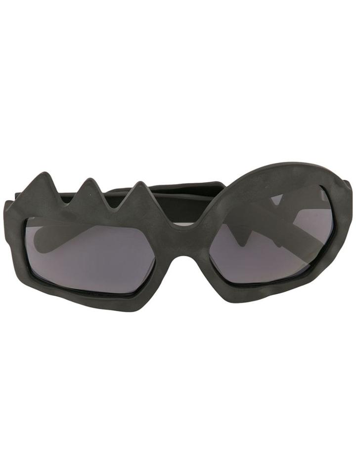 Walter Van Beirendonck Lightning Sunglasses - Black