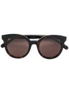 Stella Mccartney Eyewear Rounded Cat Eye Sunglasses - Brown