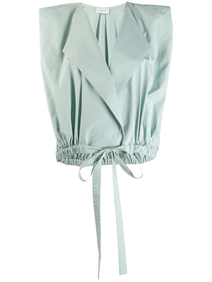 Lemaire Sleeveless Blazer Jacket - Green