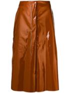 Marni Creamy Unfinished Skirt - Brown