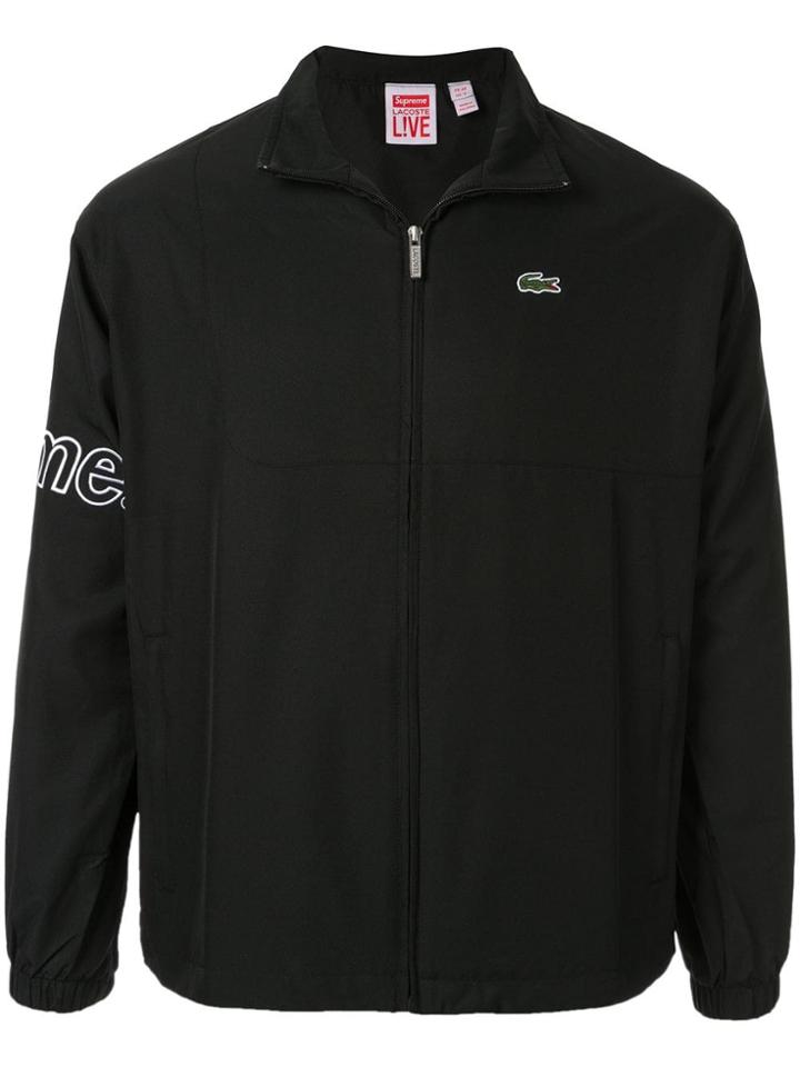 Supreme X Lacoste Track Jacket - Black