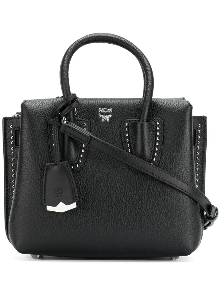Mcm Mini Square Crossbody Bag - Black