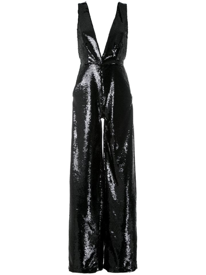 Olympiah Oriente Sequinned Jumpsuit - Black