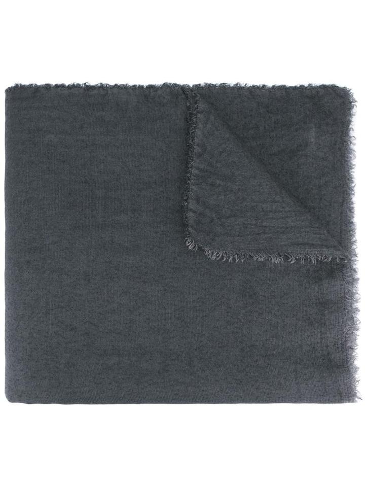 Faliero Sarti Classic Scarf, Women's, Grey, Silk/modal/cashmere