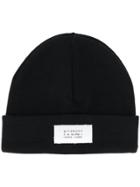 Givenchy Patch Detail Beanie - Black