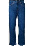 Nobody Denim Charlotte Cropped Jeans, Women's, Size: 32, Blue, Cotton
