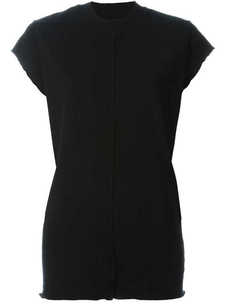 Rick Owens Drkshdw Shortsleeved T-shirt, Women's, Black, Cotton