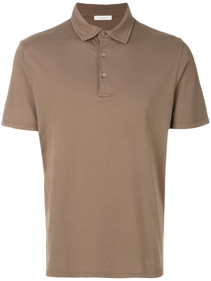 Paolo Pecora Casual Polo Shirt - Nude & Neutrals