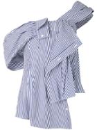 Enföld Off Shoulder Shirt - Blue