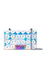 Zac Zac Posen Flower Appliqué Shoulder Bag - Multicolour
