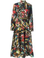 Marni Printed Maxi Shirt Dress
