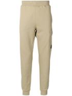 Cp Company Mid Rise Tapered Trousers - Neutrals