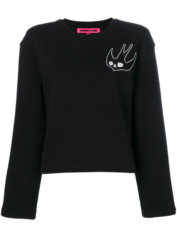 Mcq Alexander Mcqueen Swallow Sweatshirt - Black