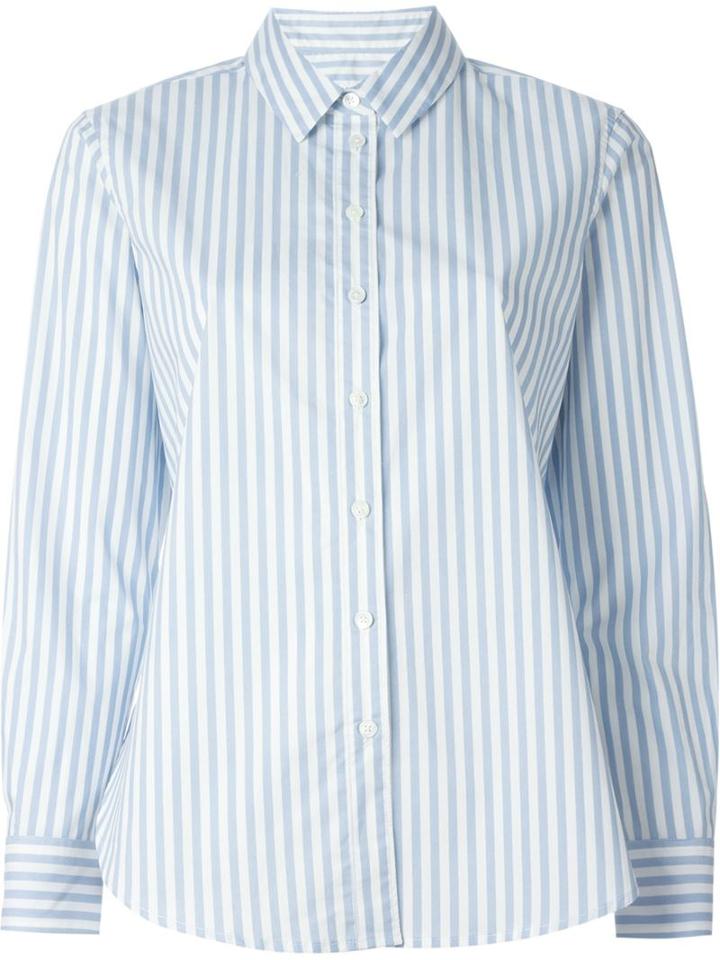 Equipment Striped Shirt, Women's, Size: Small, Blue, Cotton