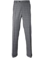 Brioni Tailored Trousers, Men's, Size: 58, Grey, Virgin Wool