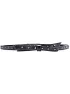 Liu Jo Studded Bow Belt - Black