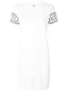 Kenzo Logo Sleeve T-shirt Dress - White