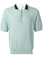 Paul Smith Knitted Polo Shirt - Green