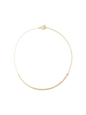 Uhuru Diamond Embellished Necklace - Metallic