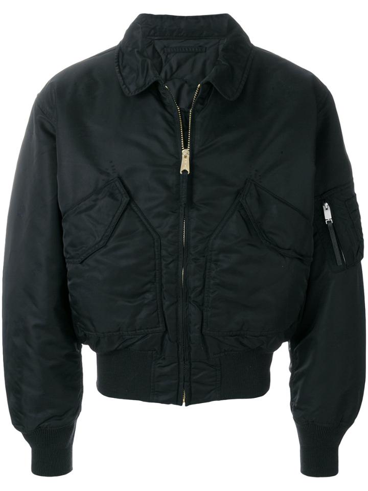 Alyx Zipped Bomber Jacket - Black