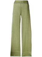 Roberto Collina Lurex Knit Trousers - Green