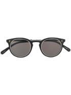 Garrett Leight Marmont S Round-frame Sunglasses - Black