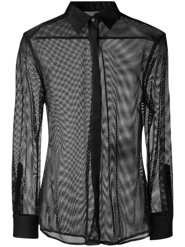 Dolce & Gabbana Mesh Shirt - Black