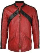 Fake Alpha Vintage 1960s Bates Motorcycle Racing Jacket - Red