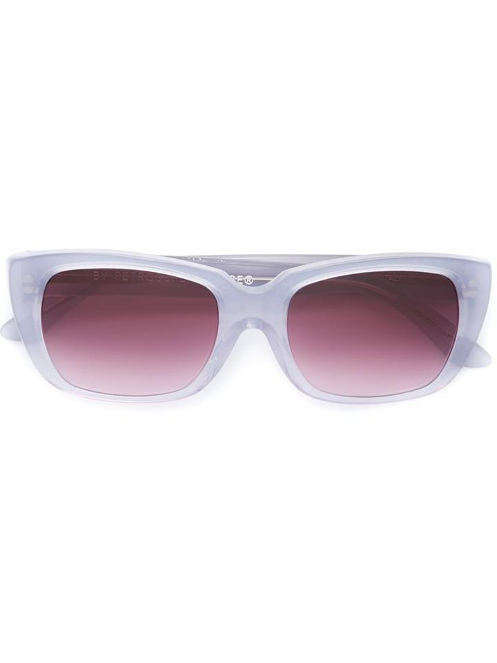 Retrosuperfuture 'lira Amarena' Sunglasses, Women's, Grey, Acetate