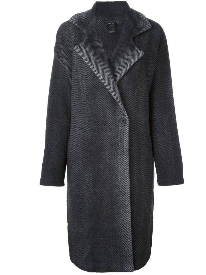 Avant Toi Dyed Herringbone Coat