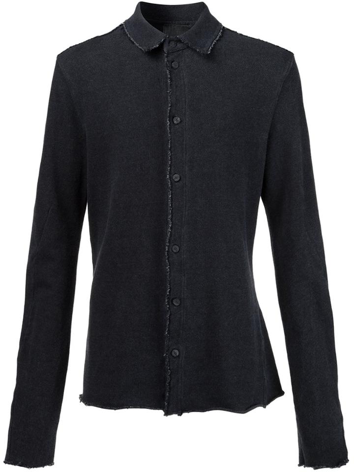 Lost & Found Ria Dunn Frayed Shirt - Black
