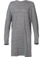 Byungmun Seo Longsleeved T-shirt, Men's, Size: 46, Grey, Cotton