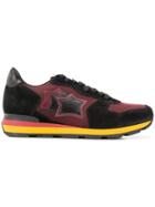 Atlantic Stars Antar Colour Block Sneakers - Black