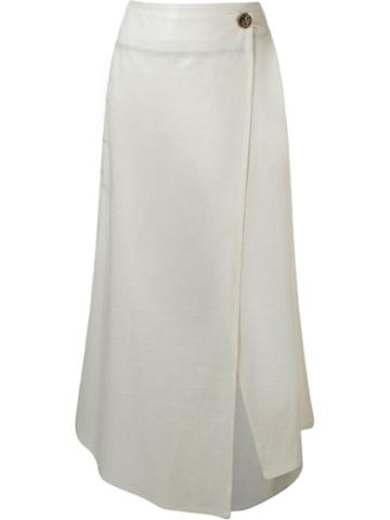 Emannuelle Junqueira Side Slit Wrapped Skirt