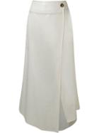 Emannuelle Junqueira Side Slit Wrapped Skirt