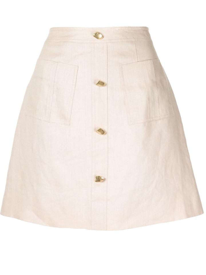 Aje Tilberg Mini Skirt - Neutrals