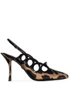 Dolce & Gabbana Lori 90mm Leopard-print Pumps - Neutrals