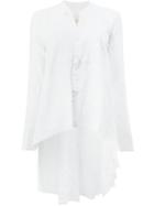 Greg Lauren Bib Shirt - White