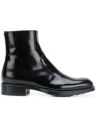 Maison Margiela Square Toe Ankle Boots - Black