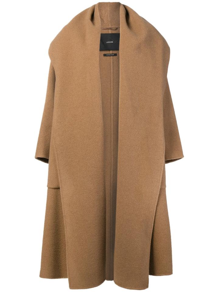 Max Mara Oversized Long Coat - Brown