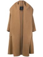 Max Mara Oversized Long Coat - Brown