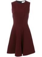 Victoria Beckham Fit And Flare Dress - Red